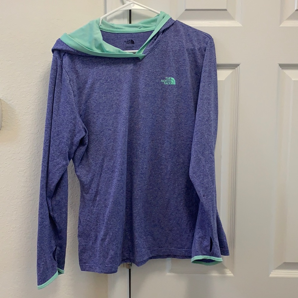 The North Face womens dry fit hooded top